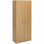 Шкаф для одежды двухдверный с выдвижной штангой МФ Виско Стиль/Бук, 820*430*2030, А-4/Бук