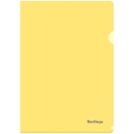 Папка-уголок Berlingo, А4, 180мкм, прозрачная желтая, AGp_04105