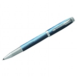 Ручка-роллер Parker "IM Premium Blue Grey СT" черная, 0,8мм, подарочная упаковка, 2143648