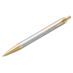 Ручка шариковая Parker "IM Premium Pearl GT" синяя, 1,0мм, подарочная упаковка, 2143643