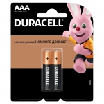 Батарейка Duracell Basic AAA (LR03) алкалиновая, 2BL, 5000394116054