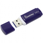 Память Smart Buy "Crown"  64GB, USB 3.0 Flash Drive, синий, SB64GBCRW-Bl