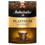 Кофе растворимый Ambassador "Platinum", сублимированный, мягкая упаковка, 150г, ШФ000017405