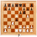 Шахматы демонстрационные настенные Десятое королевство, магнитные, поле 70*70см, 01756