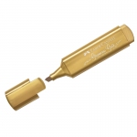 Текстовыделитель Faber-Castell "TL 46 Metallic" мерцающий золотой, 1-5 мм, 154650