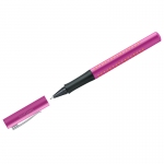 Ручка капиллярная Faber-Castell "Grip 2010" синяя, розово-оранжевый корпус, 140410