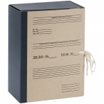 Папка архивная OfficeSpace, переплетный картон/бумвинил, с 4 завязками, ширина корешка 120мм, 312554