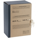 Папка архивная OfficeSpace, переплетный картон/бумвинил, с 4 завязками, ширина корешка 150мм, 312555