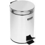Ведро-контейнер для мусора (урна) OfficeClean Professional, 3л, нержавеющая сталь, хром, 329045