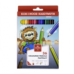 Карандаши цветные Koh-I-Noor "Lion", 36цв., заточен., картон, европодвес, 3555036034KS