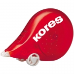 Корректирующая лента Kores "Scooter", 4,2мм*8м, красный, блистер, европодвес, 84823/48999