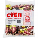Шоколадные конфеты Славянка "Степ Золотой с орехом", 1кг, пакет, 20463