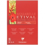 Альбом для акварели, 10л., А5, на склейке Clairefontaine "Etival", 200г/м2, классическое зерно, 96373C