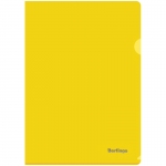 Папка-уголок Berlingo, А4, 180мкм, непрозрачная, желтая, AGp_04405
