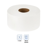 Бумага туалетная OfficeClean "Premium" 2-слойная, мини-рулон, 200м/рул., мягкая, тиснение, белая, 300441