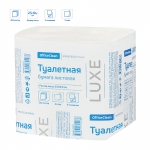 Бумага туалетная листовая OfficeClean Professional (V-сл)(T3), 2-слойная, 250лист./пачка, белая, 300442