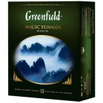 Чай Greenfield "Magic Yunnan", черный, 100 фольг. пакетиков по 2г, 0583-09