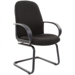 Конференц-кресло Chairman 279 V металл, ткань JP черная (ПОД ЗАКАЗ), 1176929