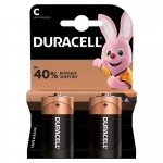 Батарейка Duracell Basic C (LR14) алкалиновая, 2BL, 5000394052529