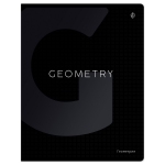 Тетрадь предметная 48л. Greenwich Line "Сolor black" - Геометрия, софт-тач ламинация, выборочный УФ-лак, 70г/м2, EX48-49371