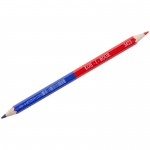 Карандаш двухцветный Koh-I-Noor, синий-красный, утолщенный, 34230EG006KSRU