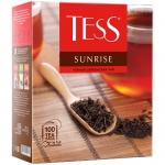 Чай Tess "Sunrise", черный, 100 фольг. пакетиков по 1,8г, 0918-09