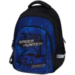 Рюкзак Berlingo Comfort "Speed hunter" 38*27*18см, 3 отделения, 3 кармана, эргономичная спинка, RU08049