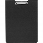 Папка-планшет с зажимом OfficeSpace А4, 1800 мкм, пластик (полифом), черный, 340043