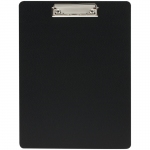 Планшет с зажимом OfficeSpace А4, 2000 мкм, пластик (полифом), черный, 340045