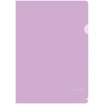 Папка-уголок Berlingo "Starlight", А4, 180мкм, прозрачная фиолетовая, индив. ШК, AGp_04117