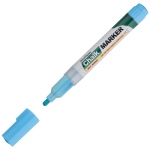 Маркер меловой MunHwa "Chalk Marker" голубой, 3мм, спиртовая основа, пакет, CM-02