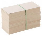 Накладка для банкнот без номинала малая, картон, 1000шт., 10015