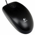 Мышь Logitech B100 USB черный, 910-003357