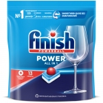 Таблетки для посудомоечной машины Finish Power "All in 1", 13шт., 4640018995934