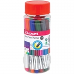 Набор капиллярных ручек Luxor "Mini Fine Writer 045" 20цв., 0,8мм, пластиковая банка, 7120M/20J