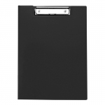 Папка-планшет с зажимом OfficeSpace А4, 500 мкм, пластик, черный, 245659