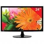 Монитор SAMSUNG S24D300H, 24" (61 см), 1920x1080, 16:9, TN, 2 мс, 250 cd, VGA, HDMI, черный, LS24D300HSI/RU