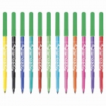Фломастеры 12 ЦВЕТОВ CENTROPEN "ECO Markers", смываемые, вентилируемый колпачок, 2560/12KK, 7 2560 1201