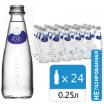 Вода негазированная минеральная BAIKAL PEARL (Жемчужина Байкала) 0,25 л, стеклянная бутылка, 4670010850399