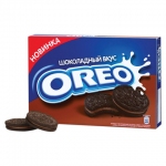 Печенье OREO (Орео) с какао и начинкой со вкусом шоколада, 228 г, 67652