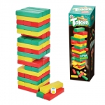 Игра настольная Башня "Торре", окрашенные деревянные блоки, "Десятое королевство", 01698