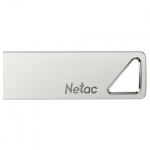 Флеш-диск 16GB NETAC U326, USB 2.0, металлический корпус, серебристый, NT03U326N-016G-20PN