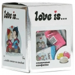 Жевательные конфеты Love is "Серебряная коллекция", сливочные, ассорти вкусов, 105 г, 70605