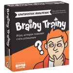 Игра головоломка развивающая "BRAINY TRAINY. Критическое мышление" 80 карточек, BRAINY TRAINY, УМ546