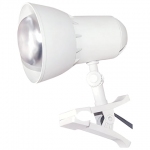 Светильник настольный "Надежда-1 Мини", на прищепке, лампа накаливания/люминесцентная/светодиодная, до 40 Вт, белый, Е27