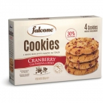 Печенье сахарное FALCONE "Cookies" с клюквой и кукурузной мукой, 200 г, картонная упаковка, MC-00013547