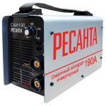 Сварочный аппарат инверторный САИ 190 РЕСАНТА, сварочный ток до 190 А, диаметр электрода до 5 мм, 65/2