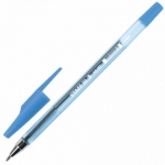 Ручка шариковая STAFF AA-927, СИНЯЯ, корпус тонированный, хромированные детали, 0,7 мм, линия 0,35 мм, 142809
