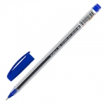 Ручка шариковая масляная STAFF Basic "OBP-306", СИНЯЯ, игольчатый узел 0,7 мм, линия письма 0,35 мм, 143009