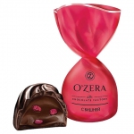 Конфеты шоколадные O'ZERA с дробленой вишней, 500 г, пакет, УК756